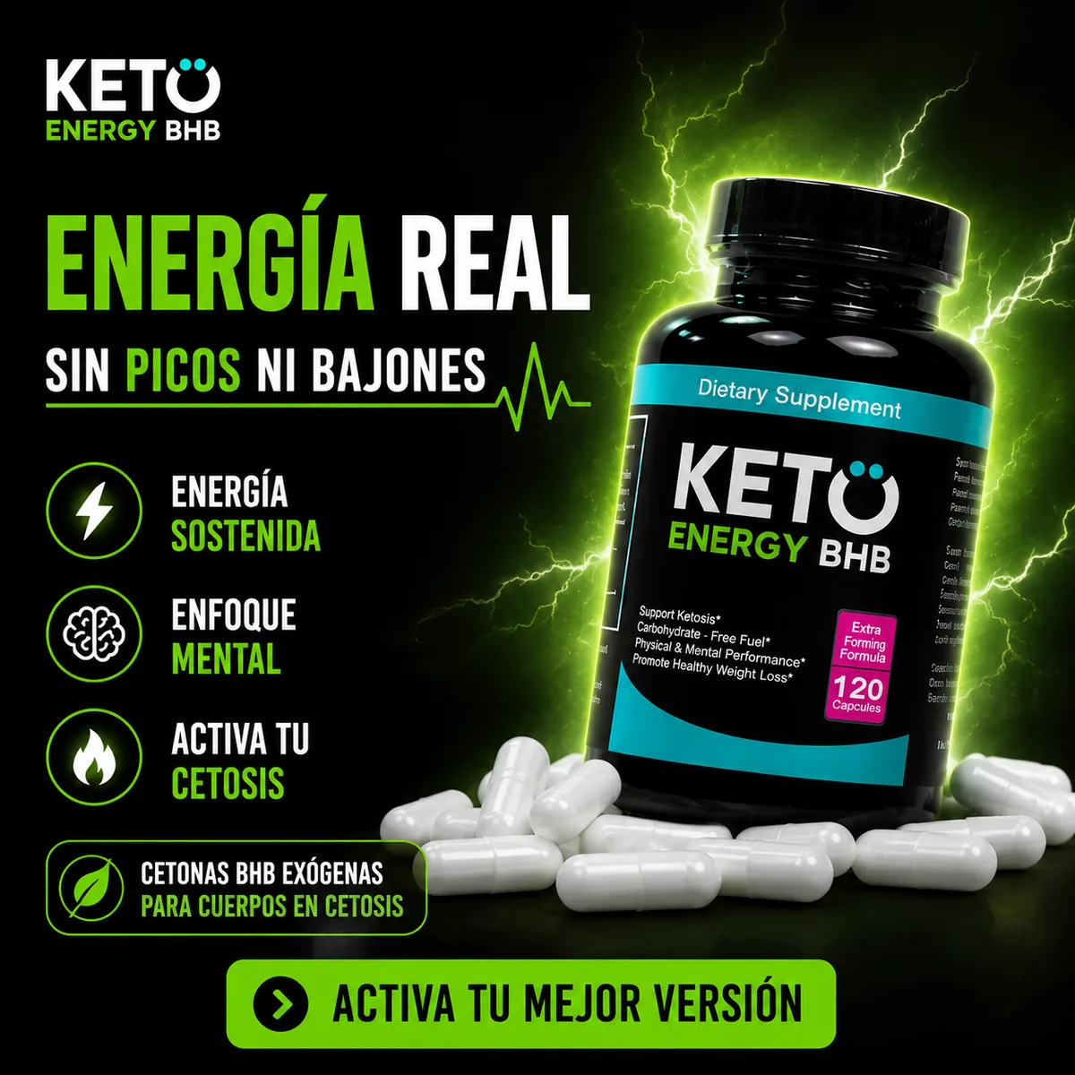 Keto Energy BHB — Energía sin picos